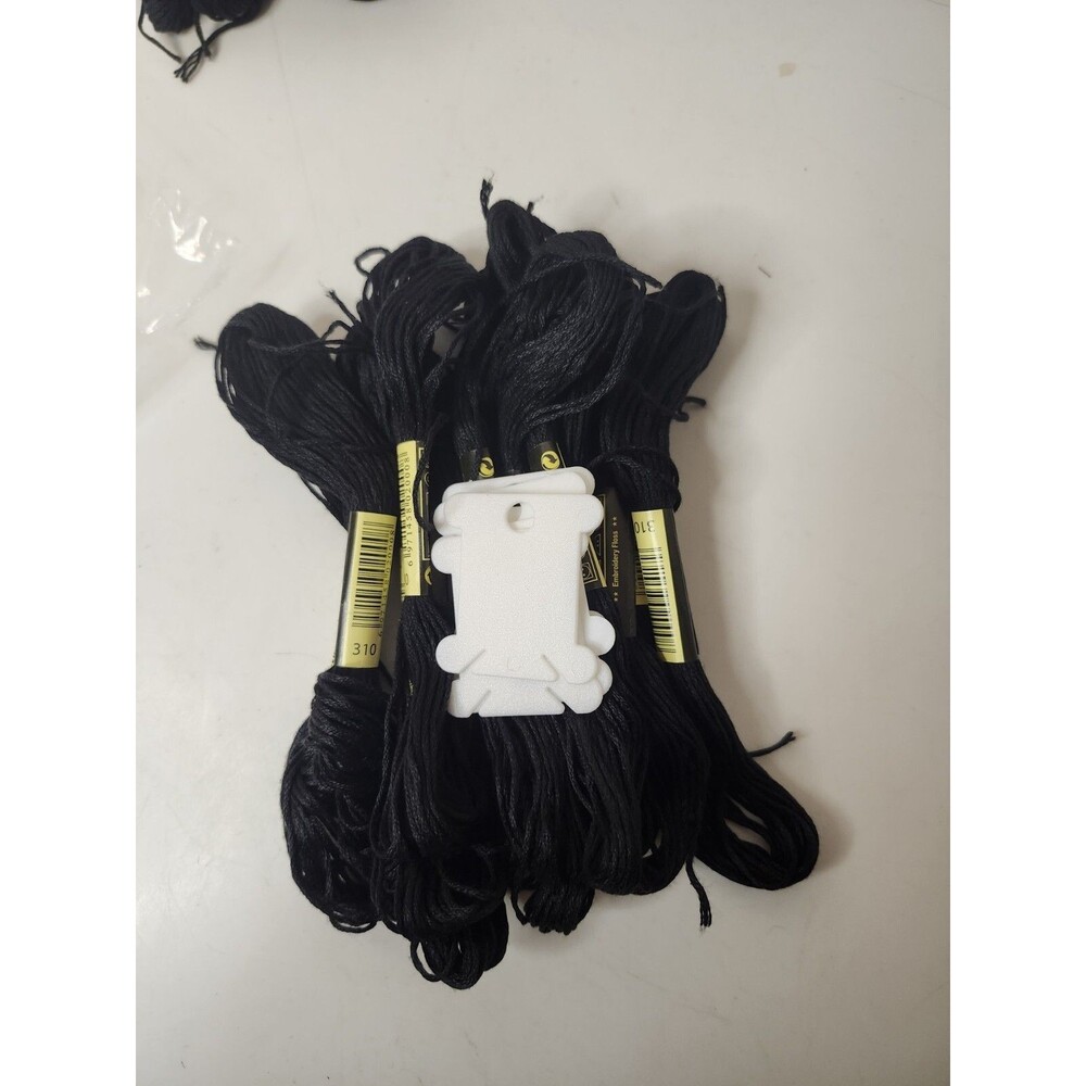 12pcs Black Cross Stitch Hand Embroidery Thread DIY Sewing Cord String Supplies